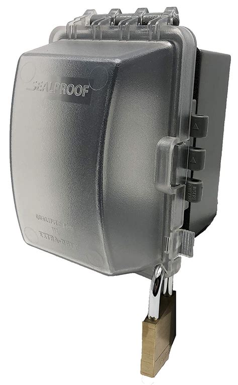 electrical outdoor outlet box|lockable outside electrical outlet boxes.